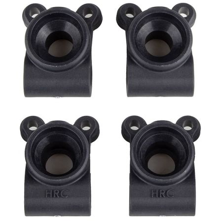 Team Associated RC10B7 FT Rear Hubs, Carbon (AS92413)