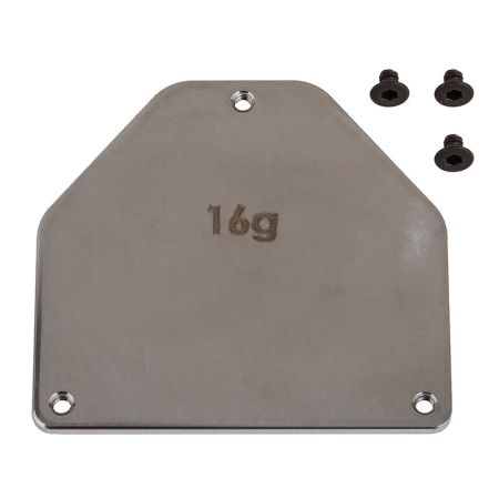 Team Associated RC10B7 FT Steel Servo Weight Plate 16G (AS92445)