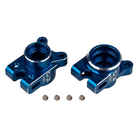 Team Associated FT RC10B7 Rear Hub Set Hrc Blue Aluminium (AS92473)