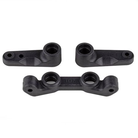 Team Associated RC10B7 FT Steering Bellcrank/Rack Carbon (AS92489)