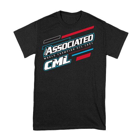 Team Associated/CML Wc T-Shirt Black (Men'S Medium) (AS97035C)