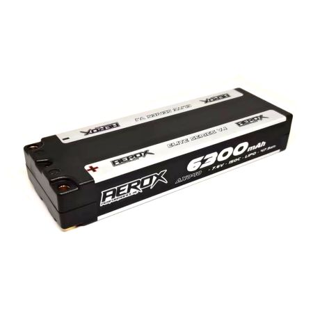 Aerox Elite LiPo 6300mAh HV Stick 7.6v 150C 23mm (AX040)