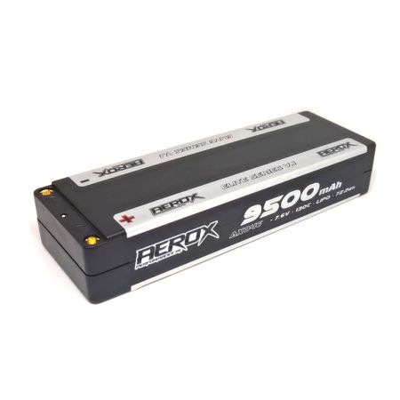 Aerox Elite LiPo 9500mAh HV Stick 7.6v 130C 25mm (AX046)