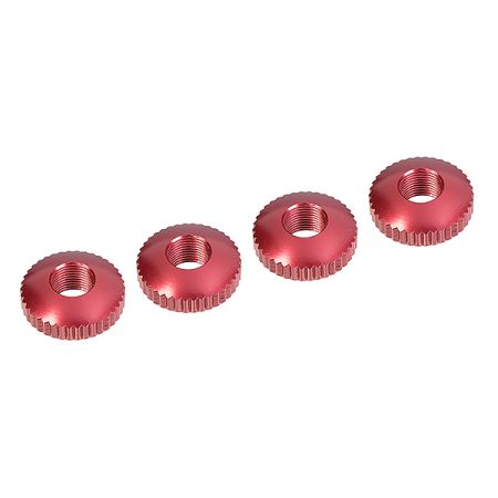 Corally Alum. Body Mount Cambered Nuts 4 Pcs (C-00100-053)