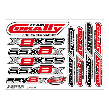 Corally Decal Sheet SSx8X (C-00132-301)