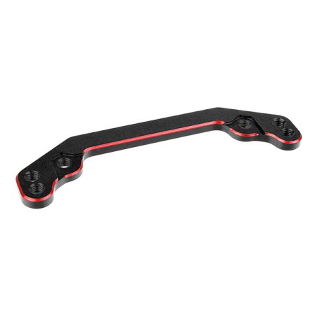 Corally Ackerman Plate Alum 7075 Hard Anodised Blk/Red (C-00140-147)