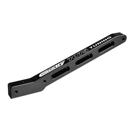 Corally Chassis Brace V2 Rear SwiSS 7075 T6 Hard Black Bugg. (C-00180-396-2)