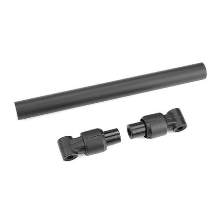 Corally Chassis Tube Front 110mm Aluminum Black 1 Set (C-00180-665)