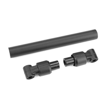 Corally Chassis Tube Front 106mm Aluminum Black 1 Set (C-00180-719)