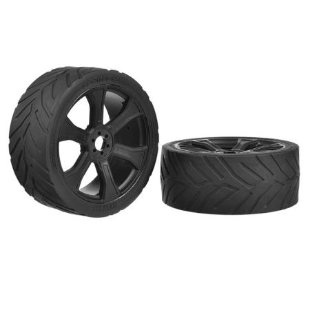 Corally Sprint Rxa Asuga Xlr Street Tyres Lp Glued/Black Rim (C-00180-909)