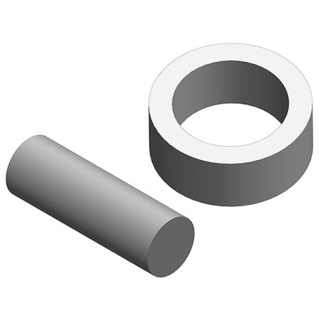 Corally Stub Axle Pin For Slipper Shaft Steel (C-00250-066)