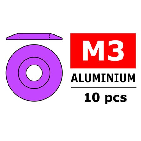 Corally Aluminium Washer For M3 Button Head Screws O (C-3212-30-2)