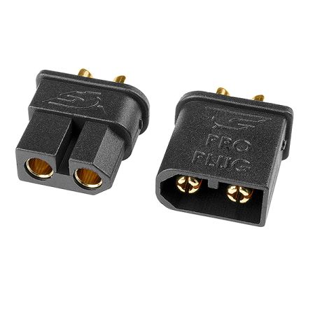 Corally Tc Pro Connector 3.5mm Gold Plated Connectors Reverse Polarity Protection M/F 1 Pair (C-50180)