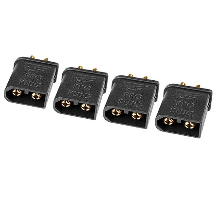 Corally Tc Pro Connector 3.5mm Gold Plated Connectors Reverse Polarity Protection - Female 4Pcs (C-50181)