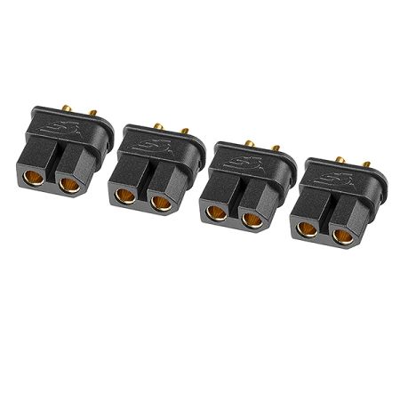 Corally Tc Pro Connector 3.5mm Gold Plated Connectors Reverse Polarity Protection - Male 4Pcs (C-50182)
