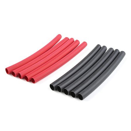 Corally Shrink Tubing 4.7mm Red + Black 10 Pcs (C-50222)
