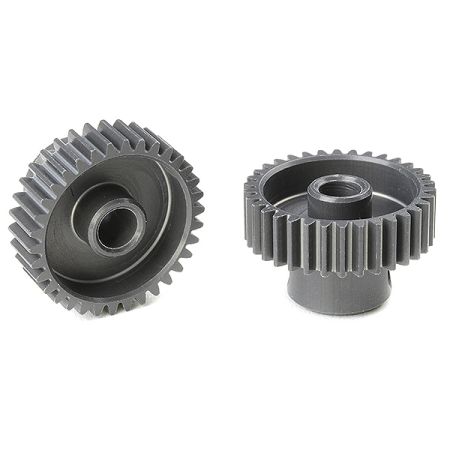 Corally 64 Dp Pinion Short Hard Anodised Al7075 34 Teeth Shaft Dia. 3.17mm (C-70334)