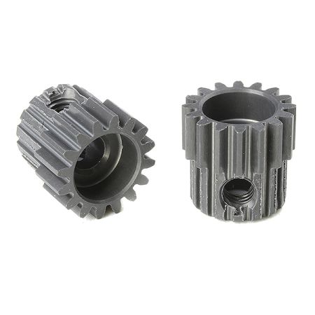 Corally 48 Dp Pinion Short Hard Anodised Al7075 16 Teeth Shaft Dia. 3.17mm (C-70416)