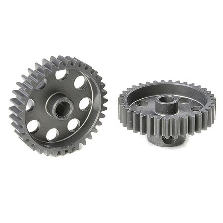 Corally 48 Dp Pinion Short Hard Anodised Al7075 35 Teeth Shaft Dia. 3.17mm (C-70435)