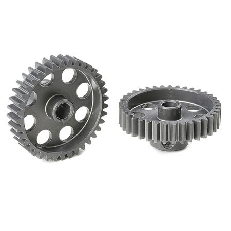 Corally 48 Dp Pinion Short Hard Anodised Al7075 37 Teeth Shaft Dia. 3.17mm (C-70437)