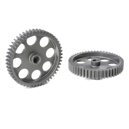 Corally 48 Dp Pinion Short Hard Anodised Al7075 50 Teeth Shaft Dia. 3.17mm (C-70450)