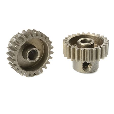 Corally 48 Dp Pinion Short Hardened Steel 24 Teeth Shaft Dia. 3.17mm (C-71424)