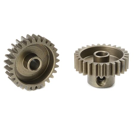 Corally 48 Dp Pinion Short Hardened Steel 27 Teeth Shaft Dia. 3.17mm (C-71427)
