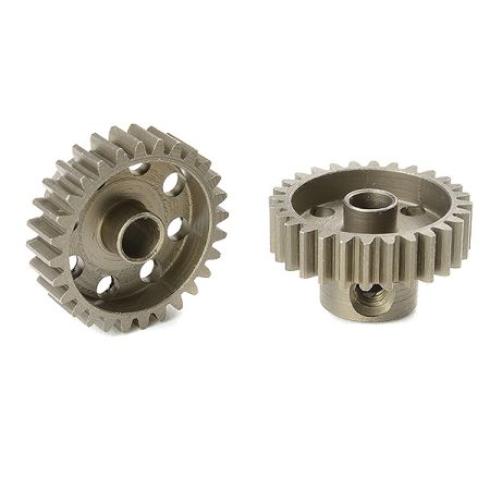 Corally 48 Dp Pinion Short Hardened Steel 28 Teeth Shaft Dia. 3.17mm (C-71428)