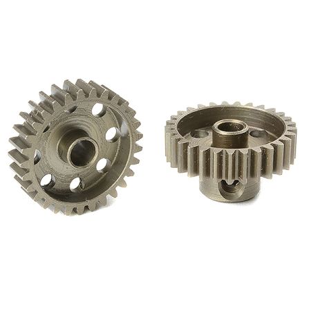 Corally 48 Dp Pinion Short Hardened Steel 29 Teeth Shaft Dia. 3.17mm (C-71429)