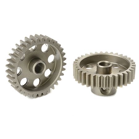 Corally 48 Dp Pinion Short Hardened Steel 33 Teeth Shaft Dia. 3.17mm (C-71433)