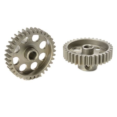 Corally 48 Dp Pinion Short Hardened Steel 35 Teeth Shaft Dia. 3.17mm (C-71435)