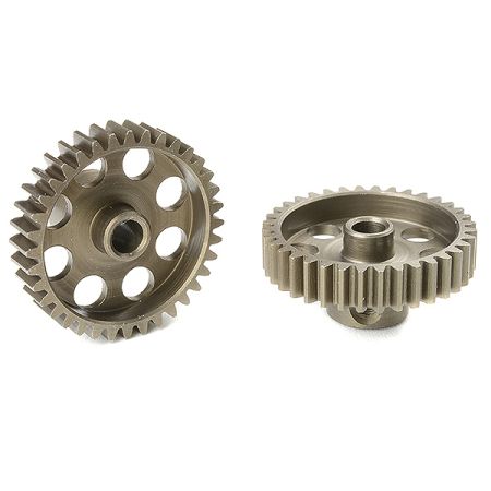 Corally 48 Dp Pinion Short Hardened Steel 36 Teeth Shaft Dia. 3.17mm (C-71436)