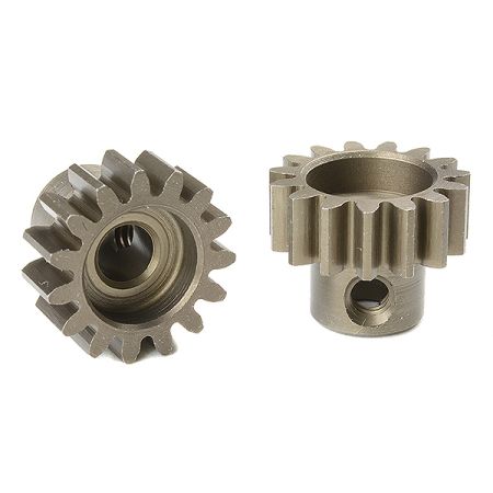 Corally M1.0 Pinion Short Hardened Steel 15 Teeth Shaft Dia. 5mm Mod1 (C-72715)