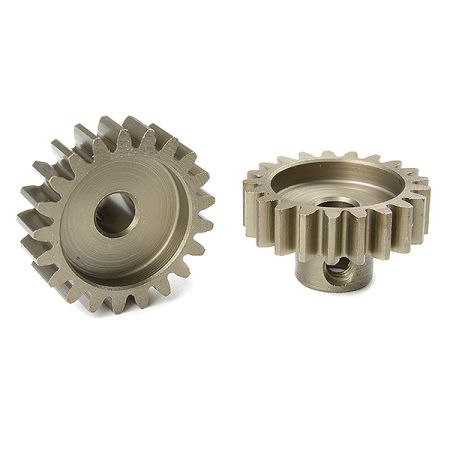 Corally M1.0 Pinion Short Hardened Steel 21 Teeth Shaft Dia. 5mm Mod1 (C-72721)