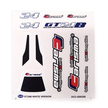 Carisma GT24B Ch/Ps Edition Decal Sheet (CA15384)