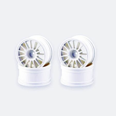 Carisma M48S Multi Spoke Wheels Set (White) (CA16508)