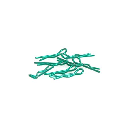 Core RC Small Body Clip 1/10 - Metallic Green (8)