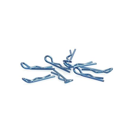 Core RC Small Body Clip 1/10 - Metallic Blue (8)