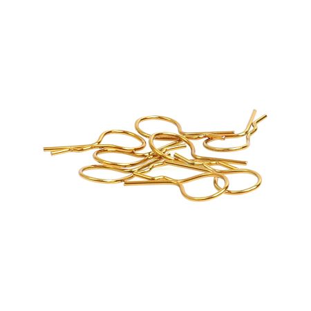 Core RC Big Body Clip 1/10 - Gold (8)