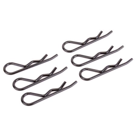 Core RC Body Clips 1/8 - Black - (6)