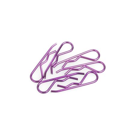 Core RC Body Clip 1/8 - Metallic Purple (6)