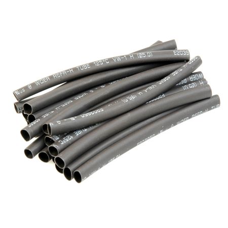 Core RC Heatshrink 5.0mm dia Black - 20pcs Core RC Heatshrink 5.0mm dia Black - 20pcs