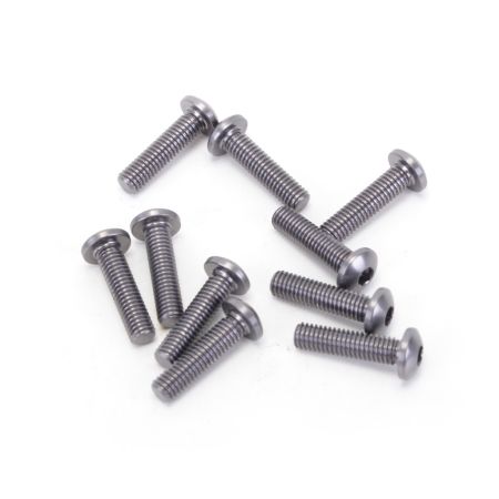 Core RC Alloy Button Head Hex Screws M3 x 12 pk10 (CR317)