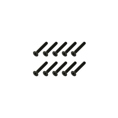 Core RC Steel Csk Hex Screws M3 x 18 pk10 (CR351)