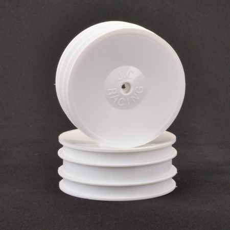 Core RC JC Dish 2.2 Front White Wheel XLS,PC  pr (CR682)