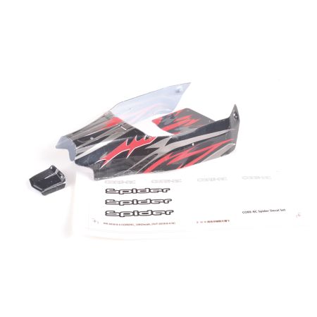 Core RC Spider Body Red (CRA180)