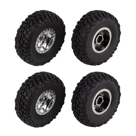 Element RC Enduro12 Wheels & Tyres, Chrome (EL41137)
