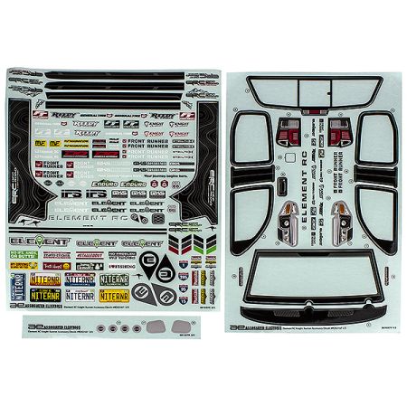 Element RC Enduro Knightrunner Body Decal Sheet (EL42167)