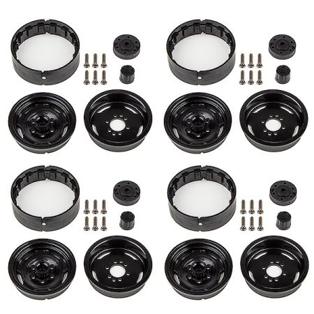 Element RC Enduro Steelie Wheels 1.9" Black (EL42328)