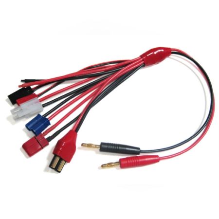Etronix 4.0mm To Deans/Futaba/Jst/Tami Ya/Ec3/Diy Extra Wire Etronix 4.0mm To Deans/Futaba/Jst/Tami Ya/Ec3/Diy Extra Wire